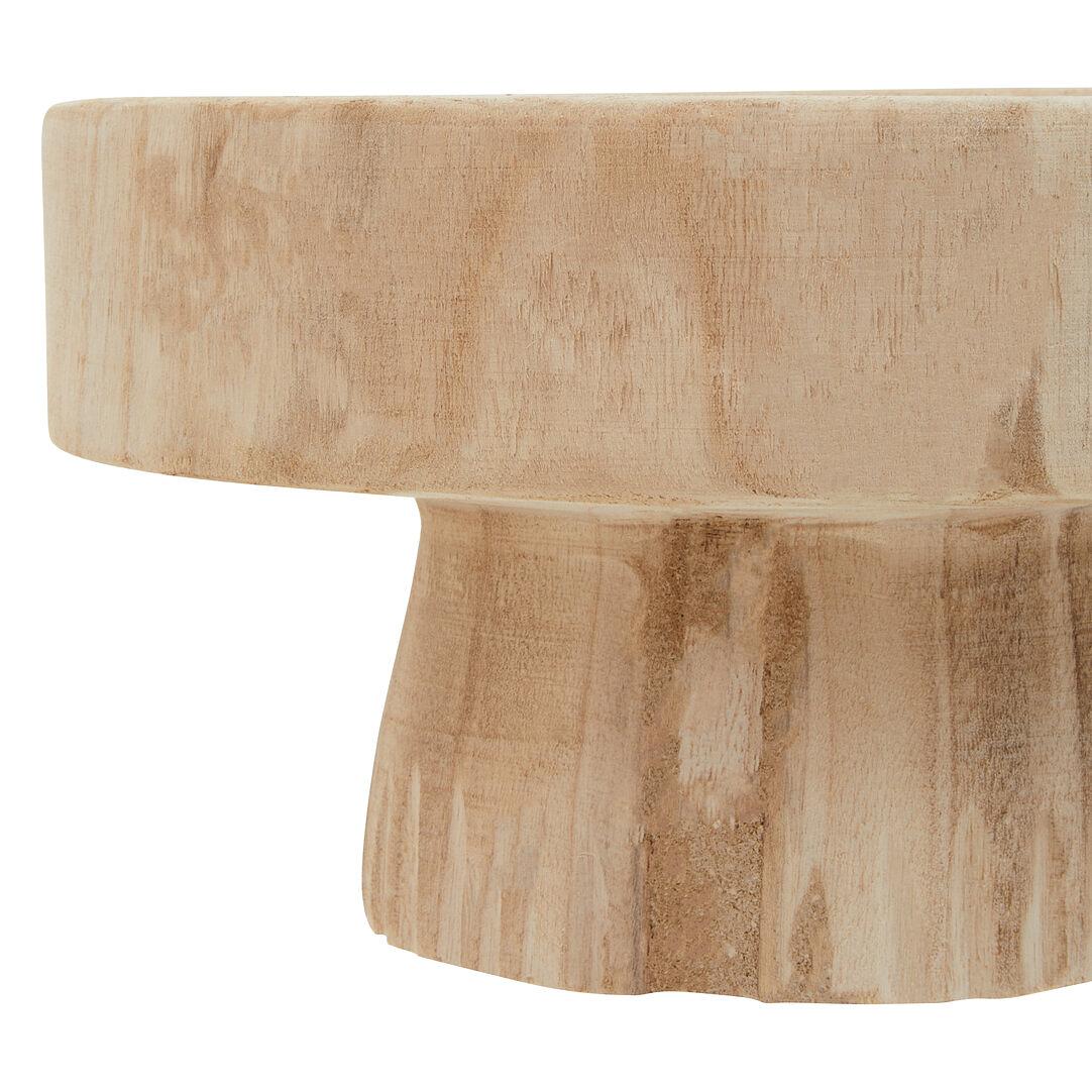 Arlo Round Bowl Natural Engraved 8