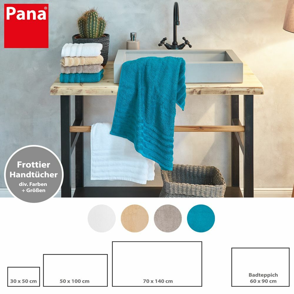 4-tlg. Handtuch-Set aus Baumwolle Weiß Öko-Tex Standard 100 4