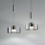 LED-Pendelleuchte Lavin Eisen Rauchglas Matt Nickel 0