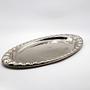 Vintage Tray Silver-plated Metal 1980s 1