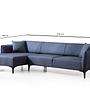 Belissimo Corner Sofa Left Blue 7