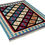 Kilim Gashgai Teppich Mehrfarbig 2