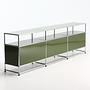Sideboard 3x1 Mit 3 Klapptüren Olivgrün 3
