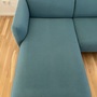 Modena Sofa Récamiere Links Textil Petrol 1