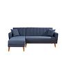 Aqua Corner Schlafsofa Links Dunkelblau 5