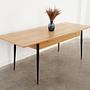Folding table Oak 1980s 5