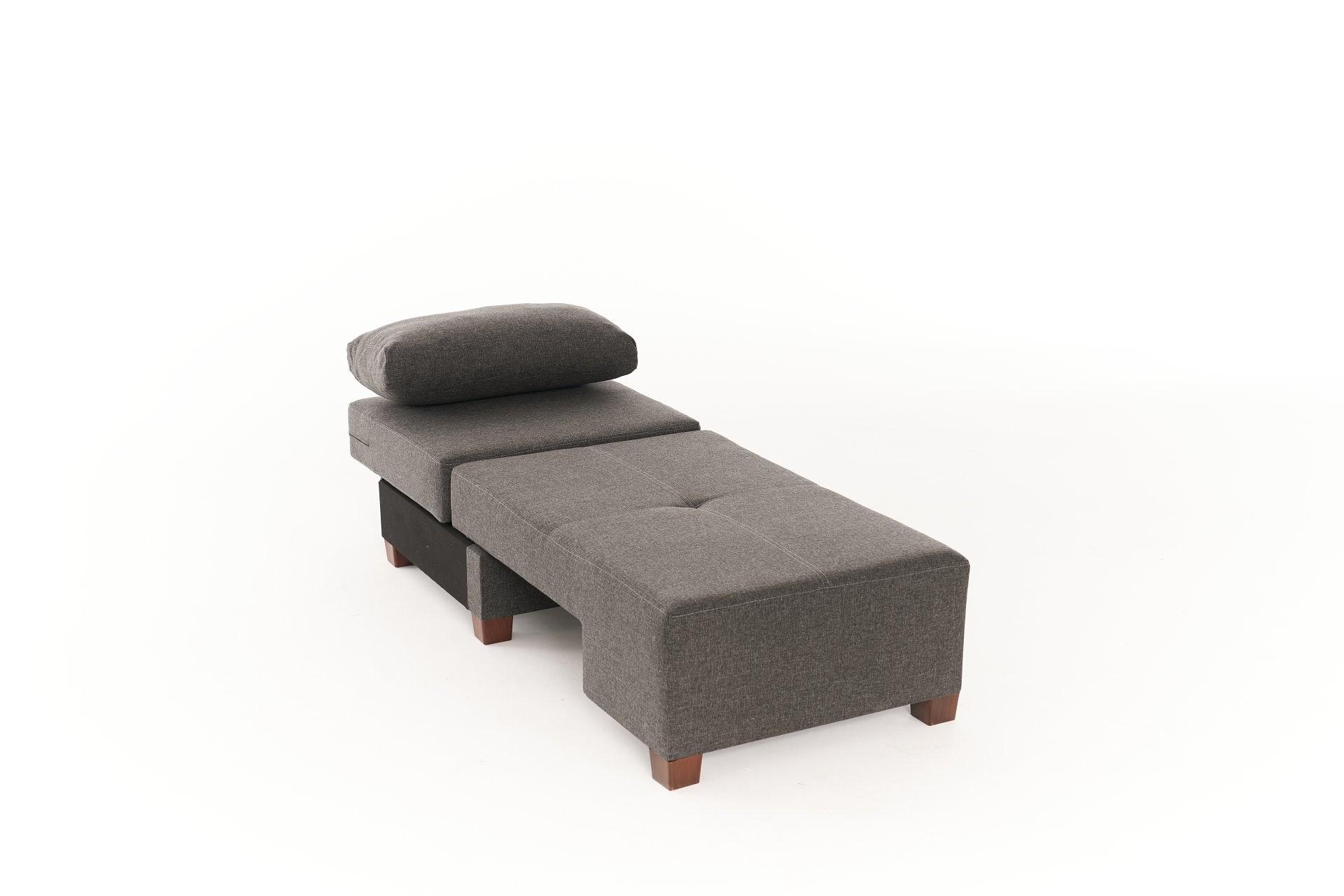 Perenna Sofa 3-Sitzer Leinen Anthrazit 9