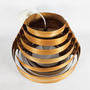 Vintage Lampe Holz Braun 1960er Jahre 4