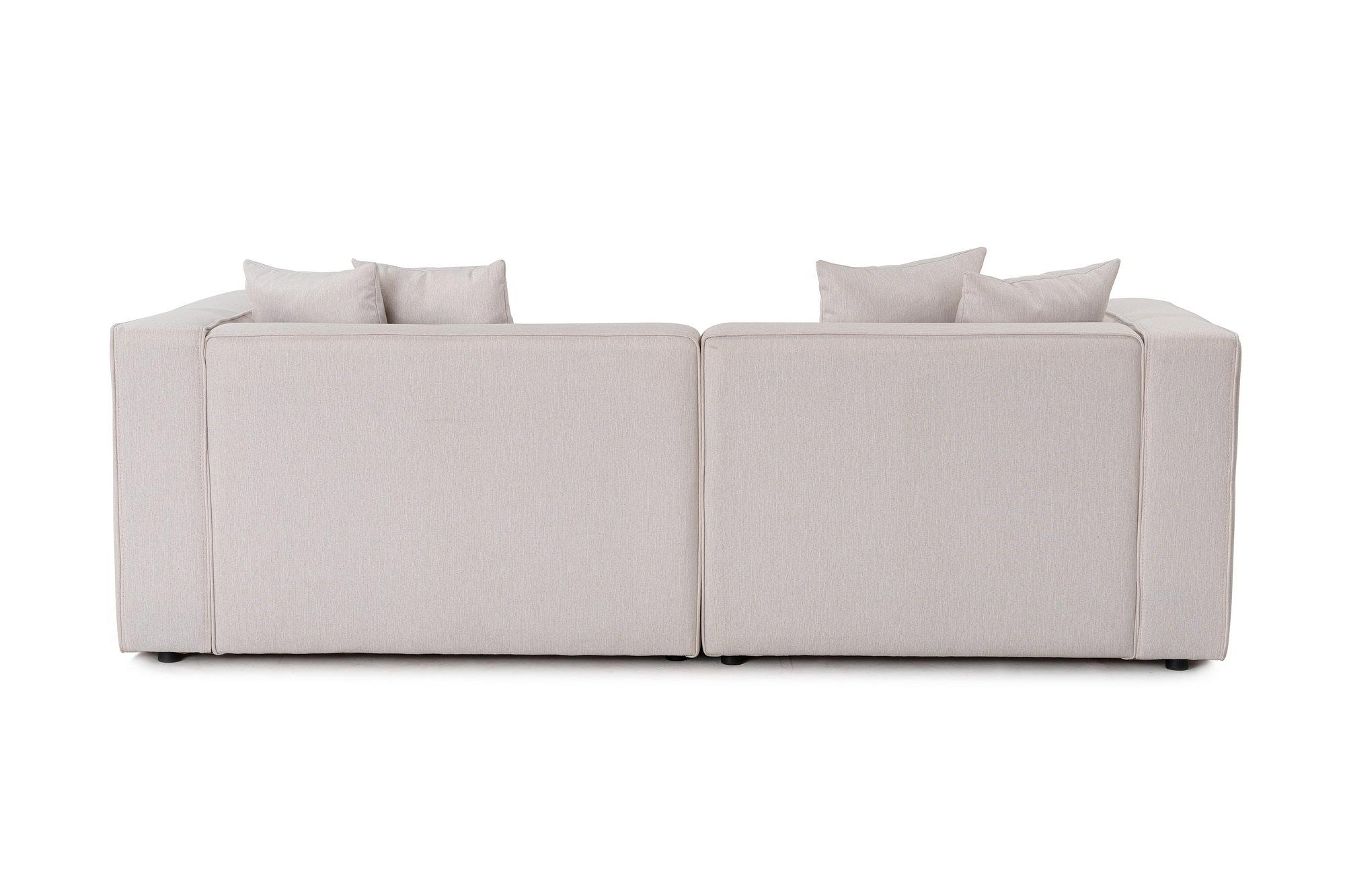 Mora XL 2-seater sofa ecru 6