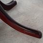 Mahogany table Dark brown 1970s Ø115cm 10