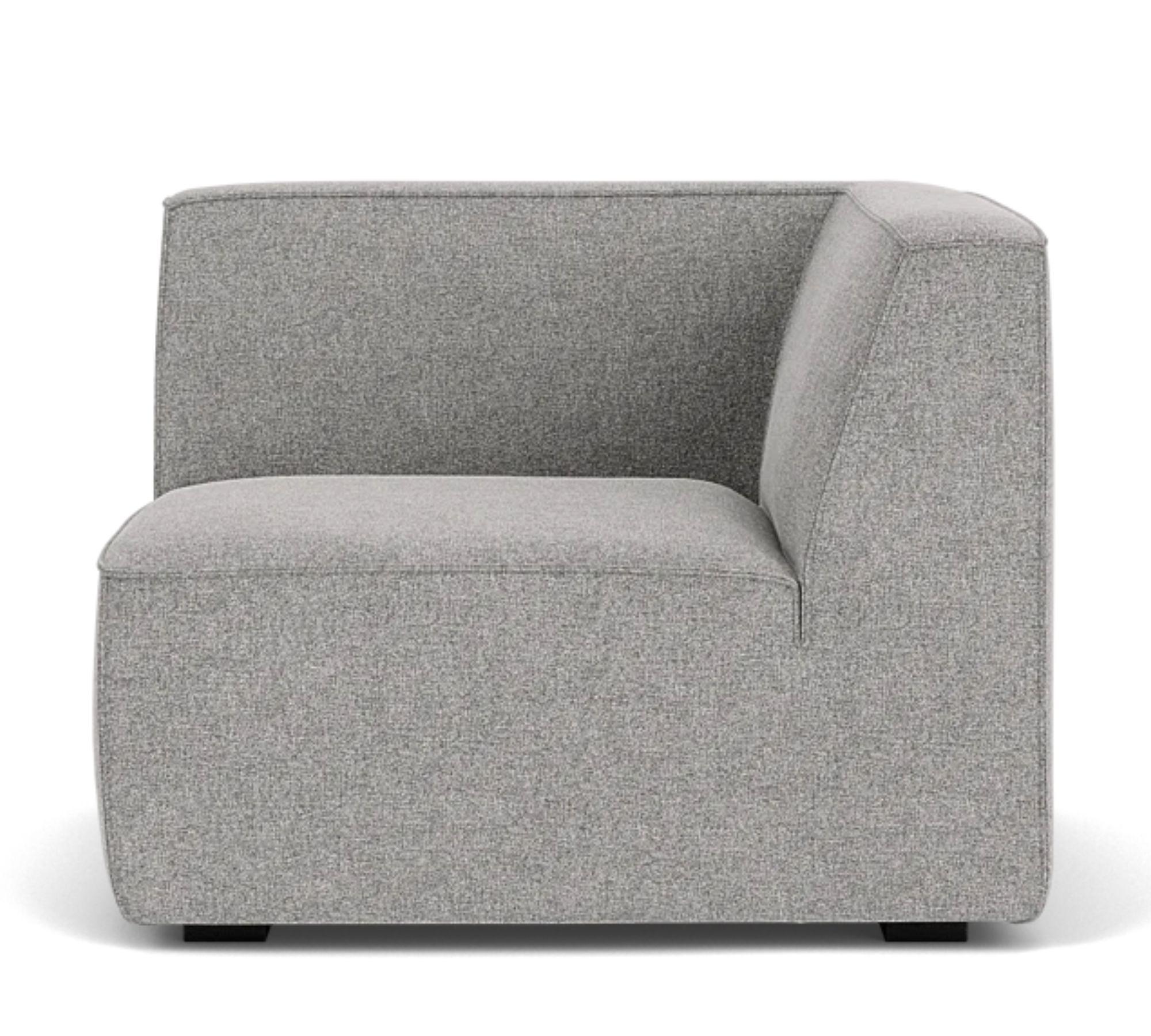 Dane 1-Sitzer Eckmodul Rechts Olena Light Grey 0