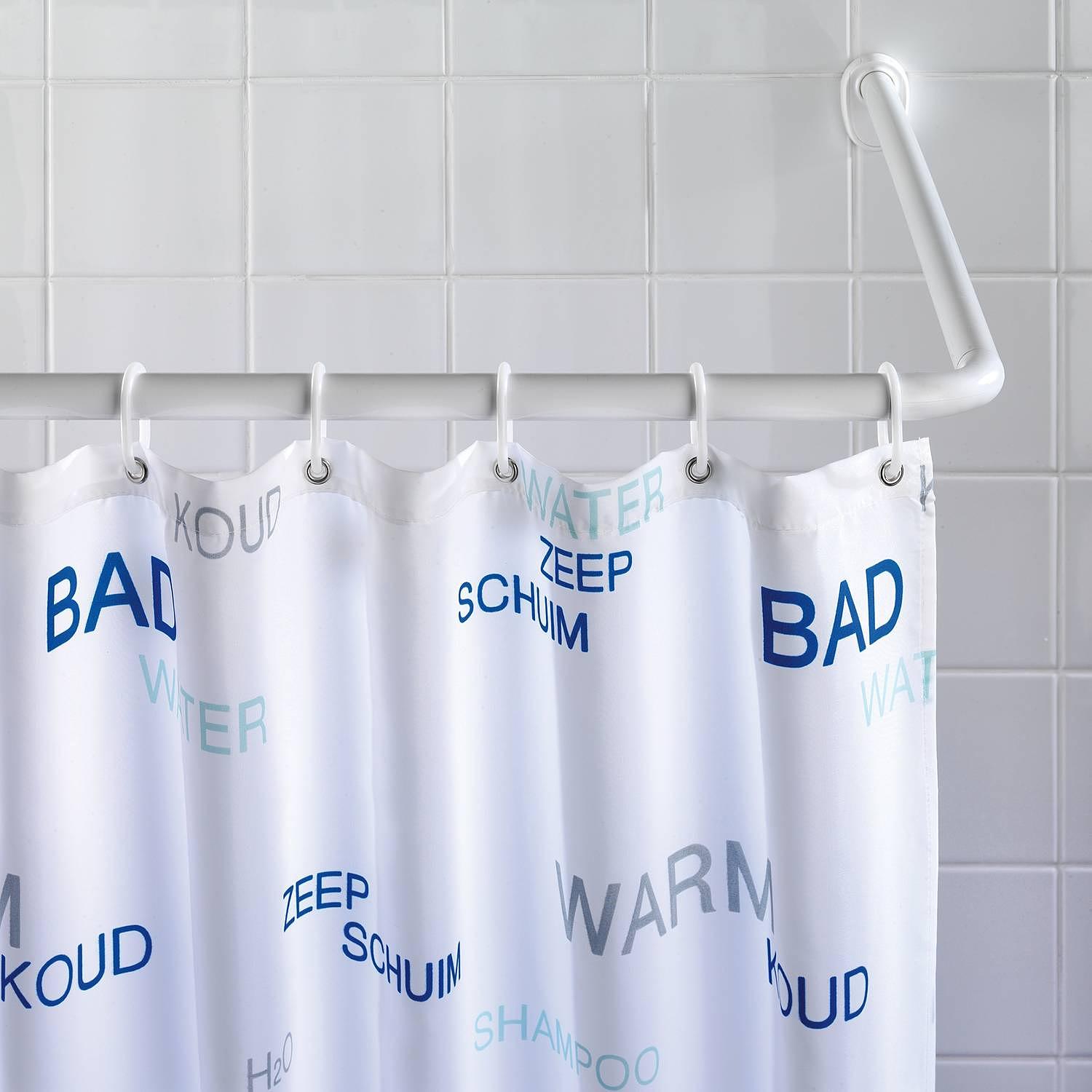 Winkelstange Universal Aluminium / ABS-Kunststoff Weiß 2