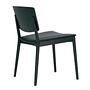 Happy Esszimmerstuhl Leder Holz Schwarz 1