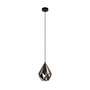 Pendant lamp Carlton III Steel 1-light 1