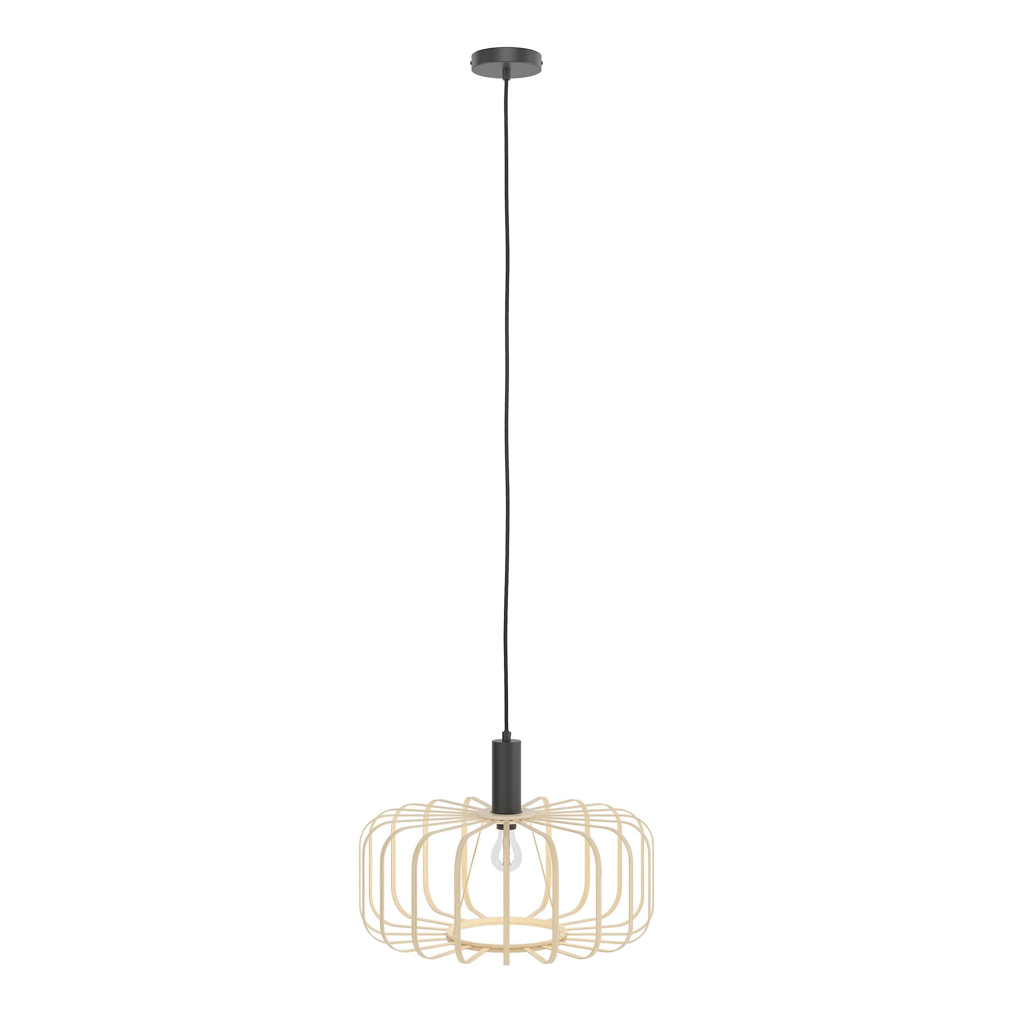 ZESTA Pendant Light 1-Light Bamboo Iron 3