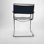 S34 Sessel Chrom Blau 7