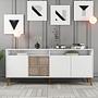 Milan Sideboard White 180cm 0