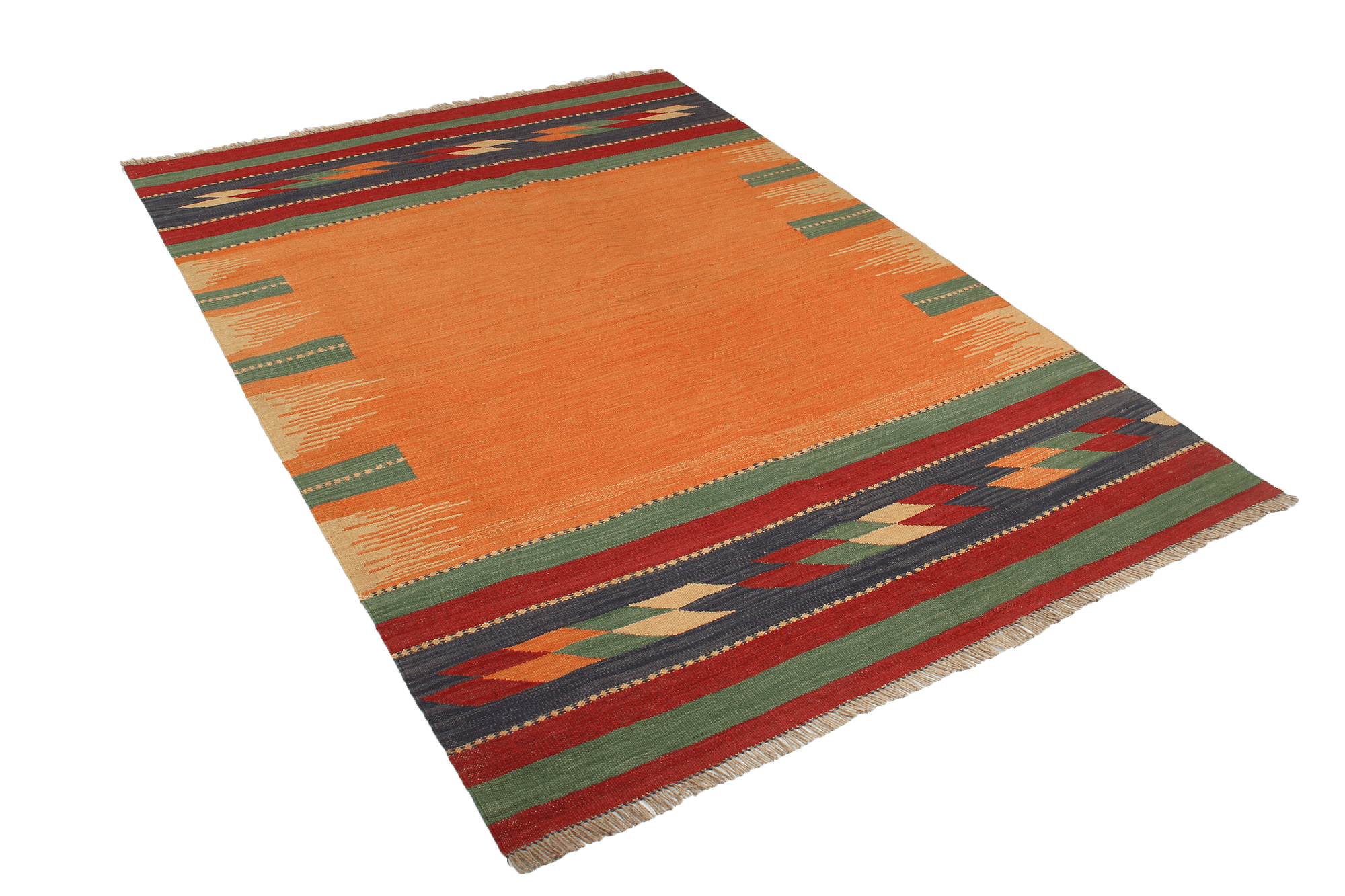 Kilim Gashgai Teppich Mehrfarbig 2