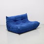 Togo Sofa 2-Sitzer Textil Blau 1