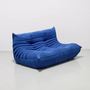 Togo Sofa 2-seater Textile Blue 1