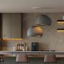 2-Flammig Wabi Sabi Barecasts Pendelleuchte Beton Grau 4