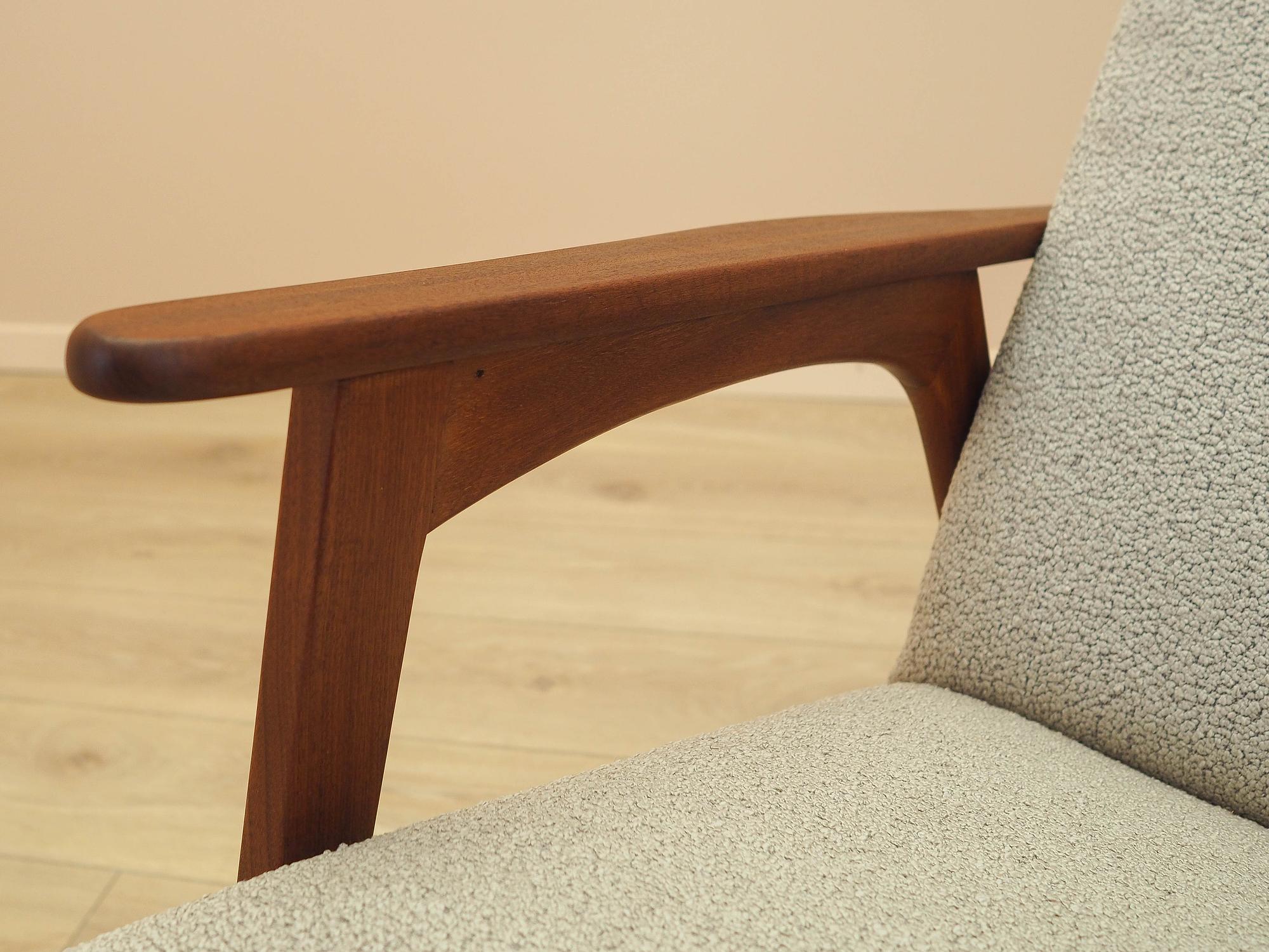 Teak armchair 1970s 10
