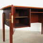Tisch Holz Braun 1960er Jahre   9