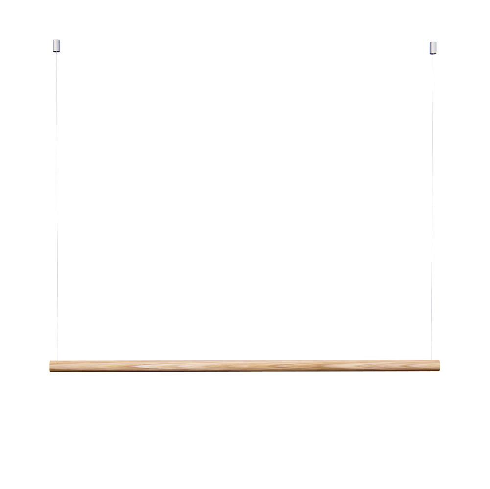 Hängegarderobe Kleiderstange Eiche Massivholz Stahl 1