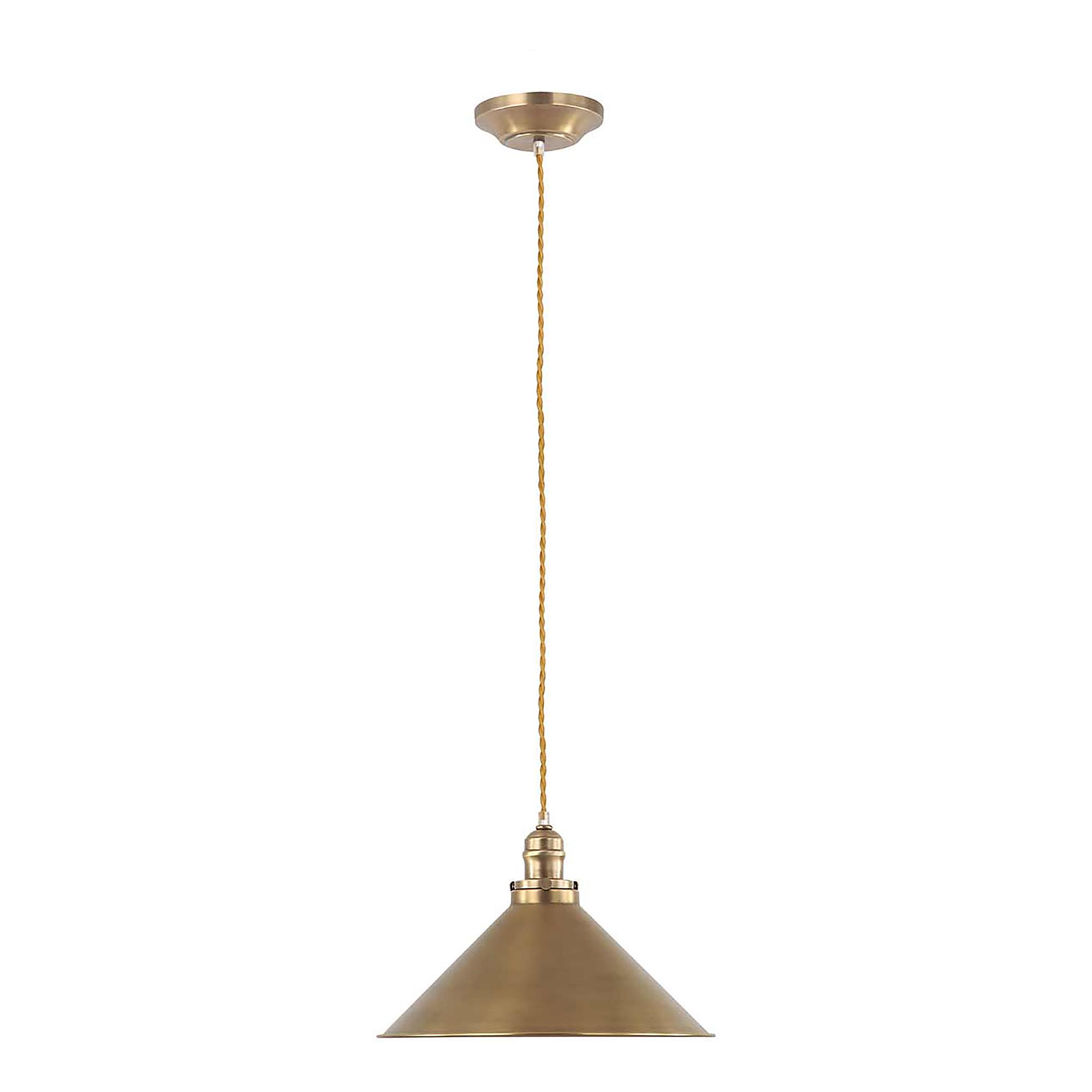 1-Flammig Provence Pendelleuchte Stahl Messing 1