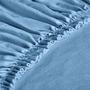 Spannbetttuch Vario-Stretch Jersey Blau 200 x 200 cm 3