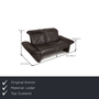 Enzo Sofa 2-Sitzer mit Liegefunktion Leder Anthrazit  1