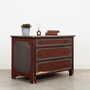 Vintage chest of drawers Pine wood Brown 1950s 4