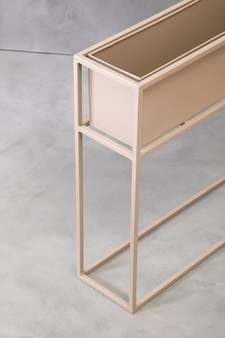 Ascher Boden-Blumenständer Grau 5