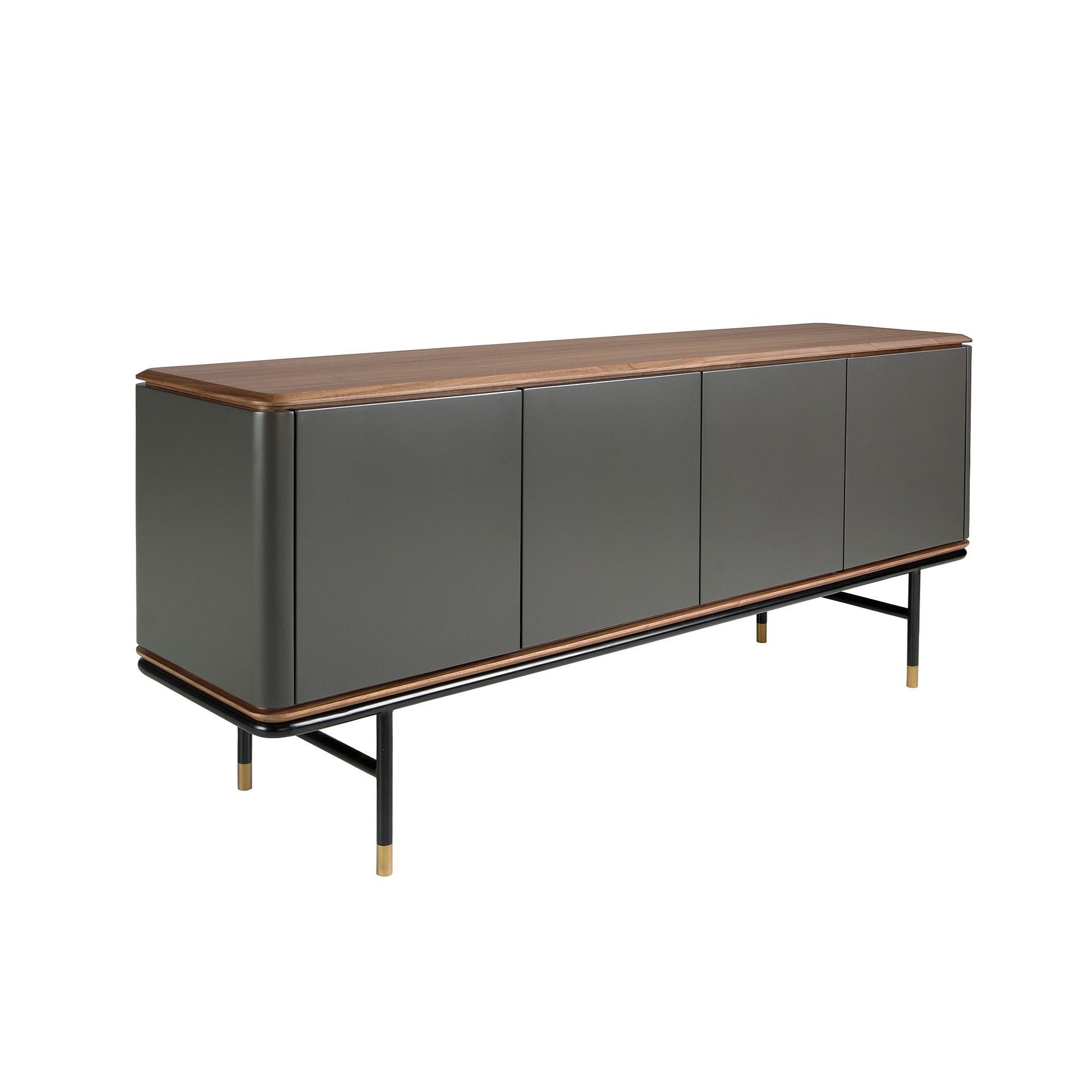 Sideboard Dunkelgrau 1
