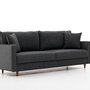 Sofa 3-Sitzer Textil Anthrazit 3