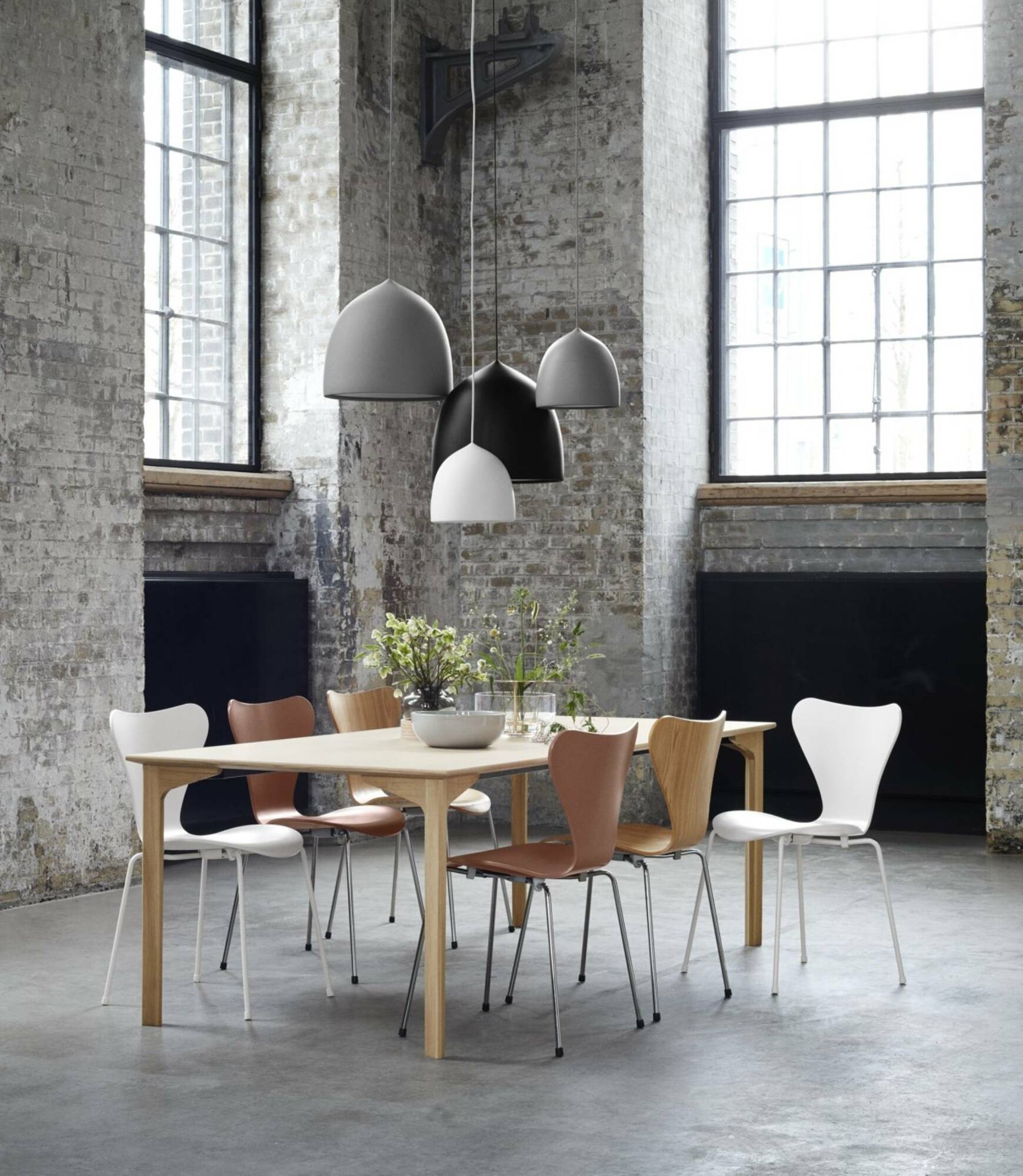 Suspence P2 Pendelleuchte Metall Kunststoff Grau 2