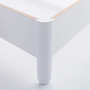 Nait Bett (inkl. 2 Lattenroste) Holz Weiß 3