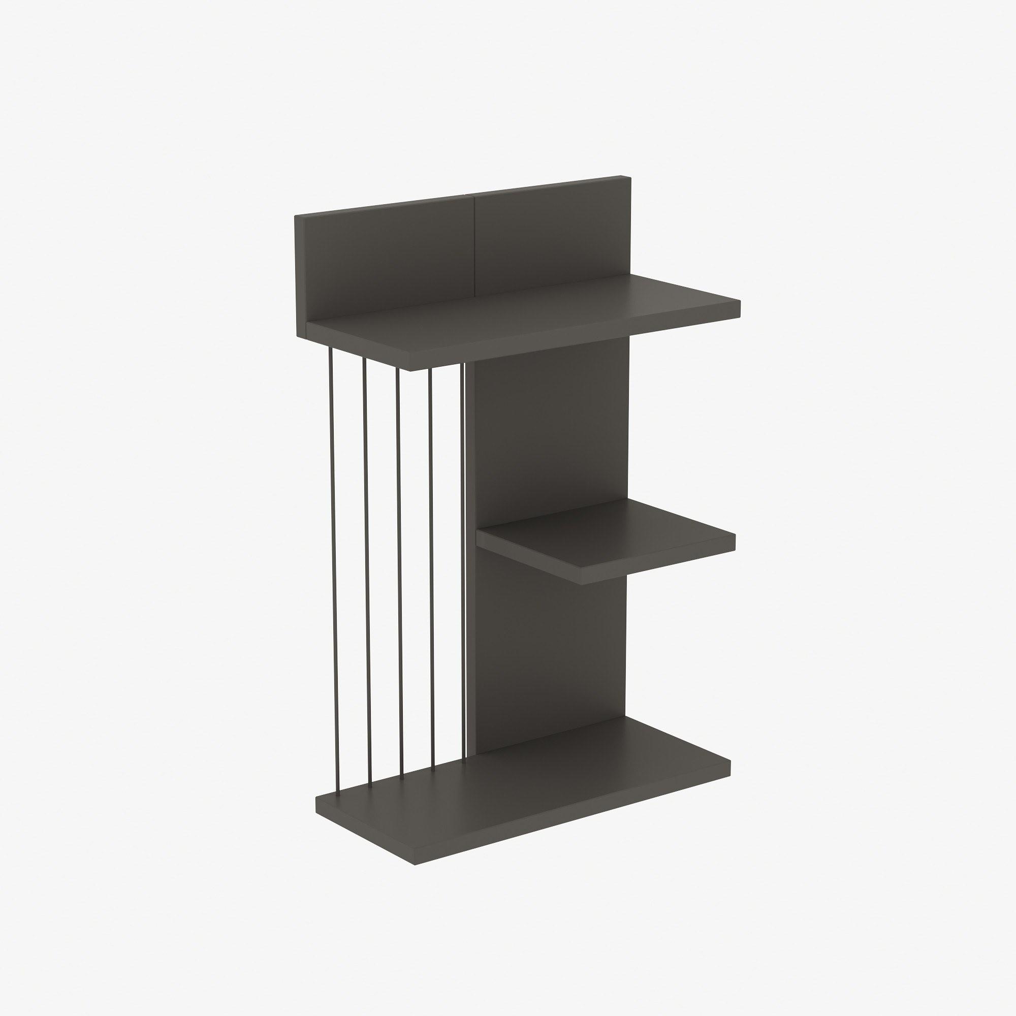 Kinik Wall shelf Wood veneer Anthracite 6