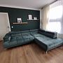 Modulares Ecksofa Polyester Grün 2