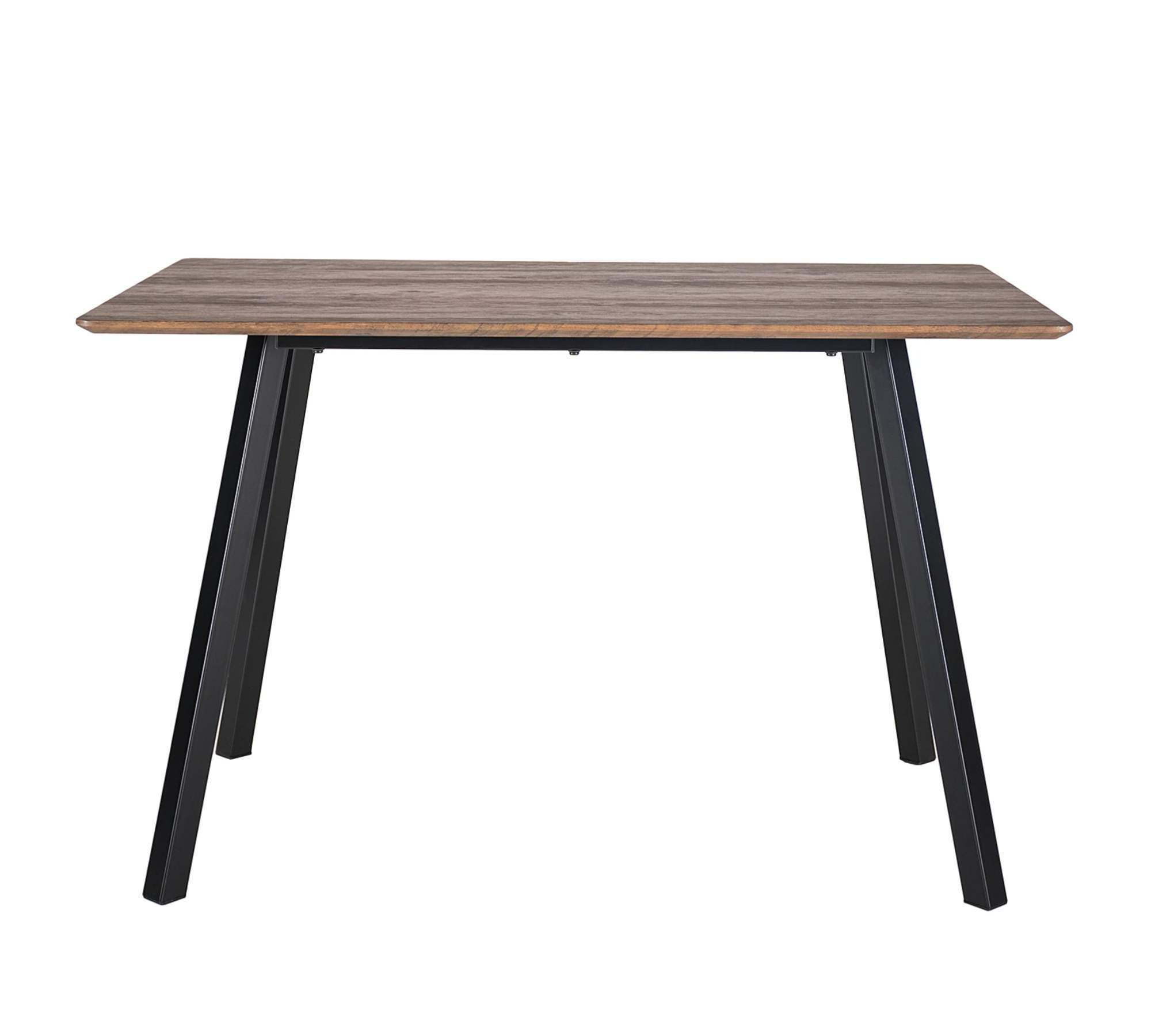 Esstisch Holz Metall Schwarz 1