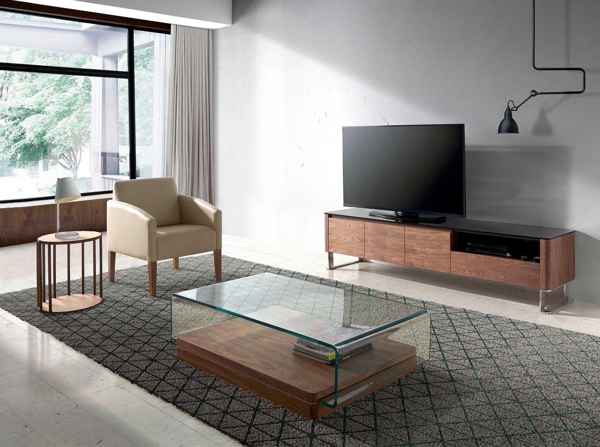 Runder Beistelltisch Braun Ø 45cm 3