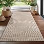 Kurzflorteppich Nova 1201 Polypropylen Beige 80 x 150 cm 2