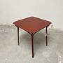 Hiray Gartentisch Metall Rot 1