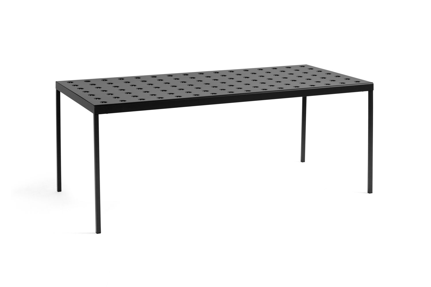 Balcony Tisch rechteckig Schwarz 0