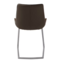 2x Saval Freischwinger Microfaser Cappuccino 4