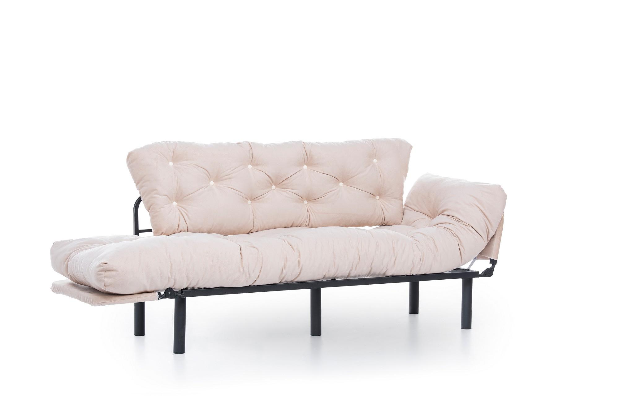 Nitta Triple Sofa Bed 3-seater Cream 6
