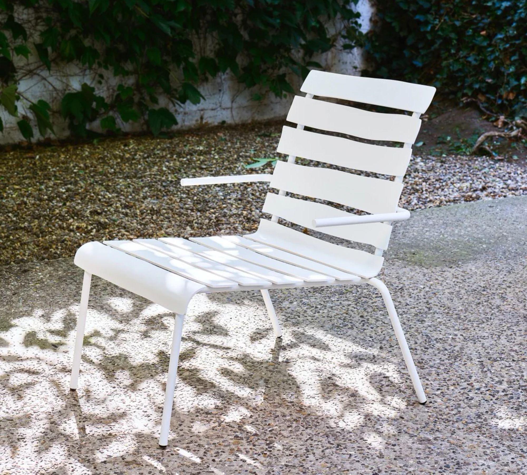 Aligned Sedia con braccioli Maarten Baas Bianco 0