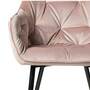 Armchair TILLY Velvet Vilda: Dusty pink Single chair 4