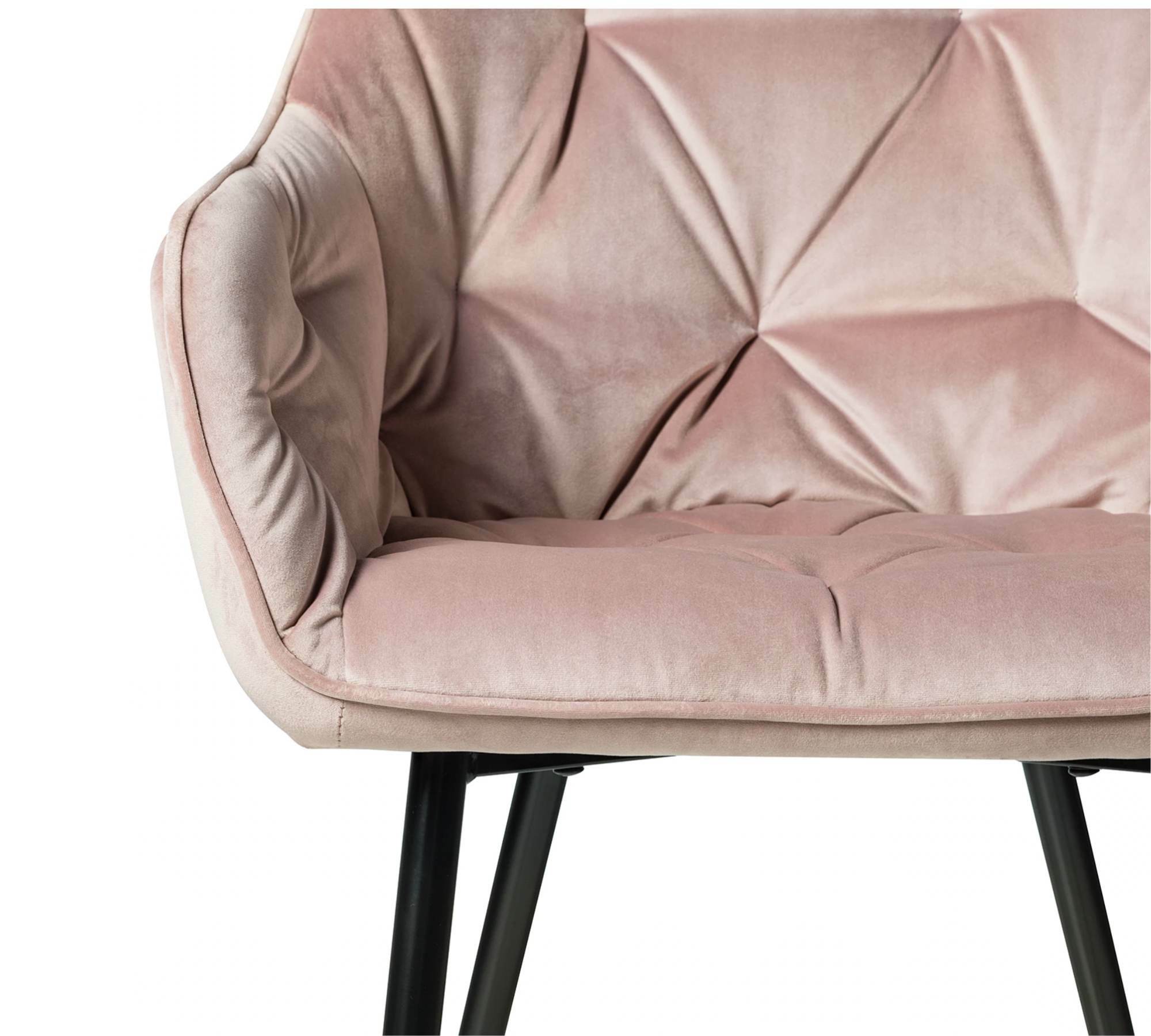 Armchair TILLY Velvet Vilda: Dusty pink Single chair 4