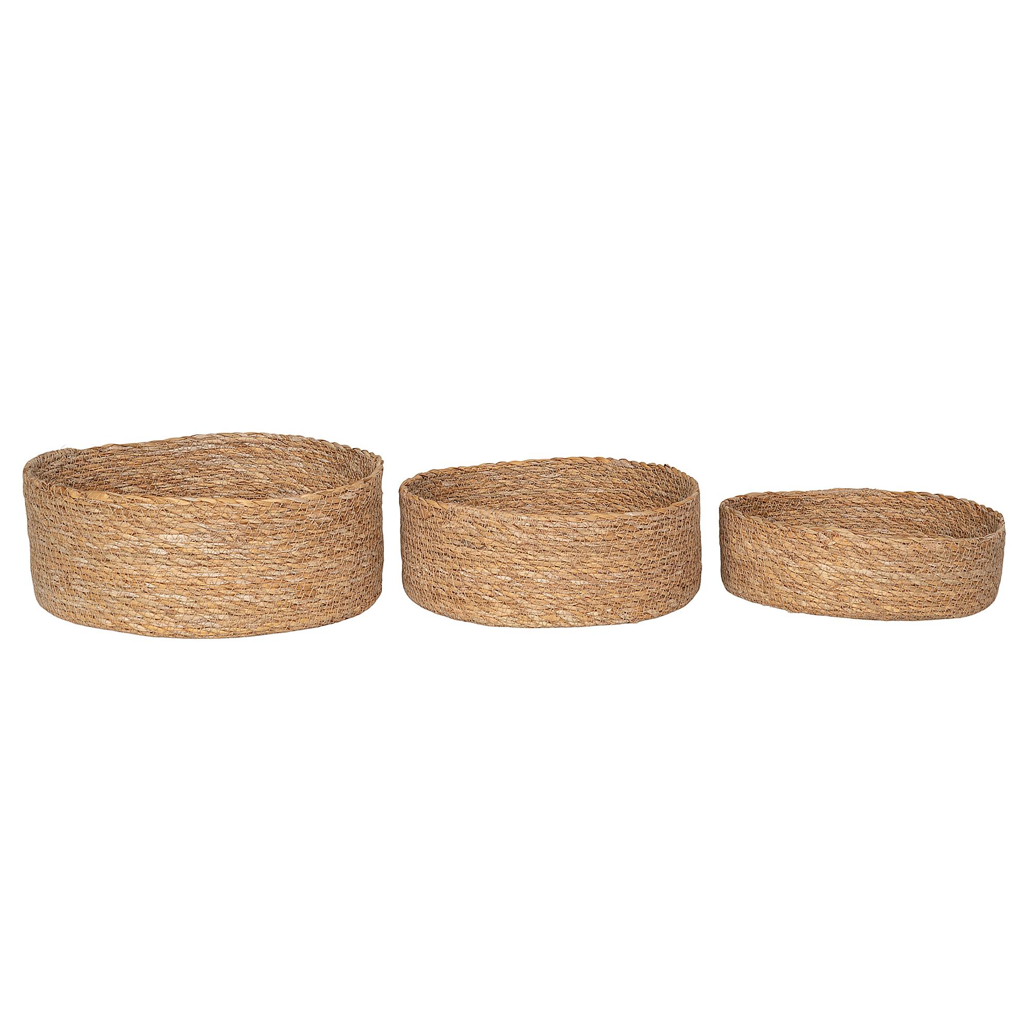 Batam Basket Set 3-piece Brown 0